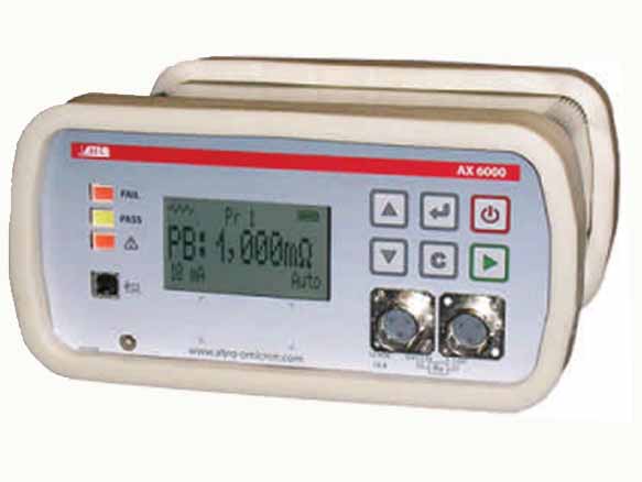 AX6000    portable milliohmmeter