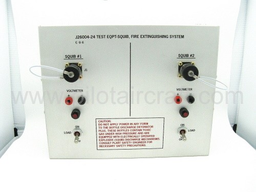 J26004-24   Test Equipment - Squib Fire Extinguishing System