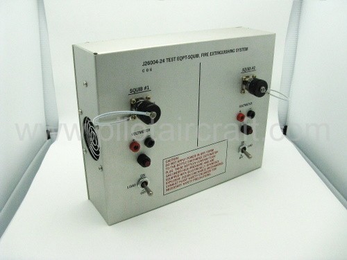 J26004-24   Test Equipment - Squib Fire Extinguishing System